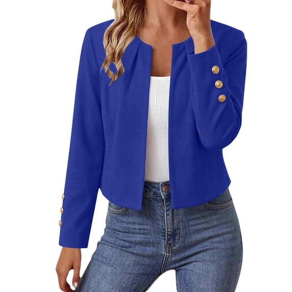 Coat for Women Elegant Short Suit Jacket,Tailored for Office or Date Night