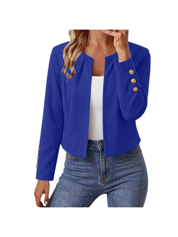 Coat for Women Elegant Short Suit Jacket,Tailored for Office or Date Night