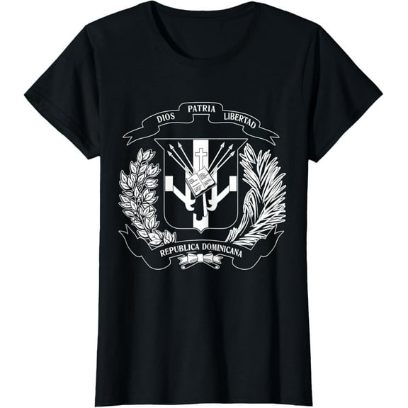 Coat of Arms Bandera Republica Dominicana Dominican Flag T-Shirt
