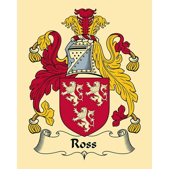 Coat of Arms/ Family 8X10 Photo Print (2 Copies) for Framing