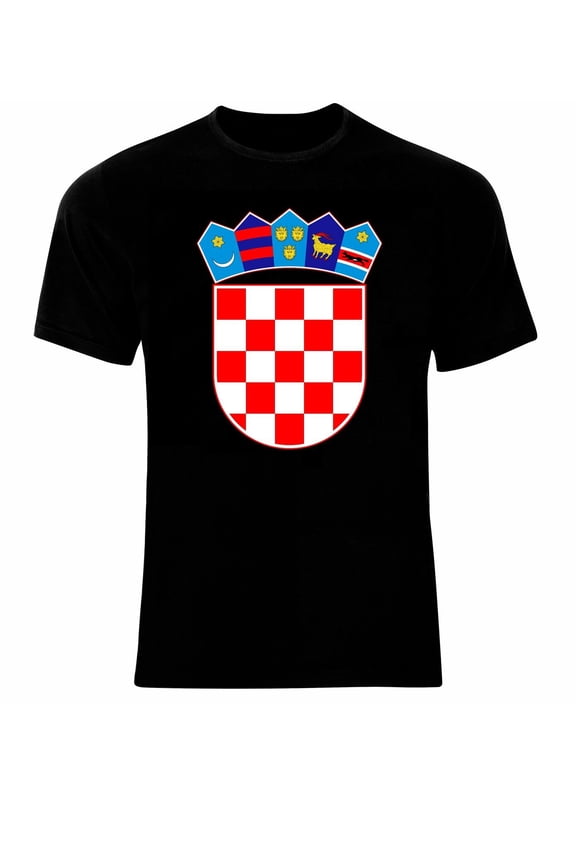 Coat of Arms Of The Republic of Croatia Croatian Arms Flag T-Shirt All Sizes