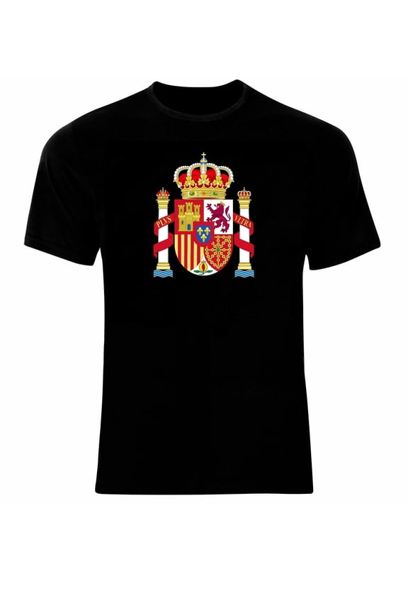 Coat of Arms Of The Spain Spanish Arms Flag T-Shirt All Sizes