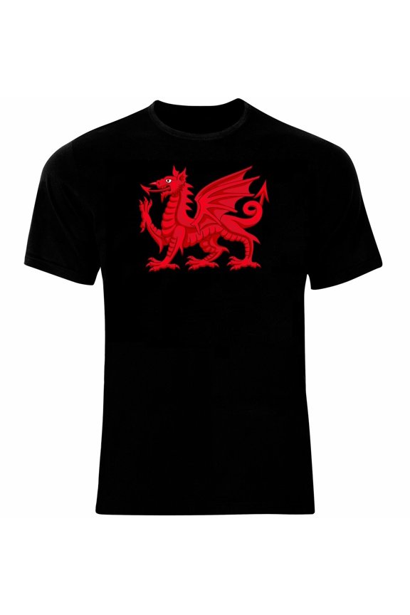 Coat of Arms Of The Wales Welsh Arms Flag T-Shirt All Sizes