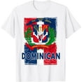 thumbnail image 1 of Coat of Arms Republica Dominicana & Dominican Flag Outfit T-Shirt mens t shirt，white，women，funny，misfits，men，journey，t-shirt, 1 of 4