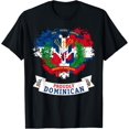 thumbnail image 1 of Coat of Arms Republica Dominicana For Kids & Dominican Flag T-ShirtMen and women, Black T-shirt, size: Extra large S-4XL, 1 of 4