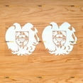 thumbnail image 1 of Coat of Arms of Armenia Armenian Sticker Decal Vinyl - 2 Pack White 6" - For Car Boat Laptop Cup No Background Die-cut, 1 of 6