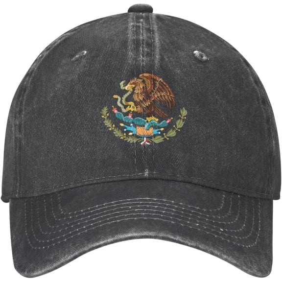 Coat of Arms of Mexico Baseball Cap for Men Women Cowboy Hat for Adults Vintage Adjustable Casquette