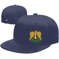 thumbnail image 1 of Coat of Arms of Syria Hat Fashion Trucker Hat Flat Brim Baseball Caps, 1 of 9