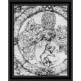 thumbnail image 1 of Coat of arms Basler Adelberg III of Bear Rock, Lord Arisdorf 28x34 Large Black Ornate Wood Framed Canvas Art by Hans Baldung, 1 of 2