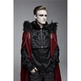 thumbnail image 1 of Coat with Black Faux Fur Lining, Red - Large, 1 of 1