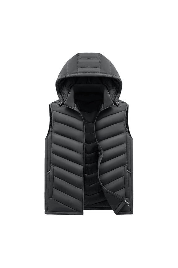 Coat with Detachable Hooded