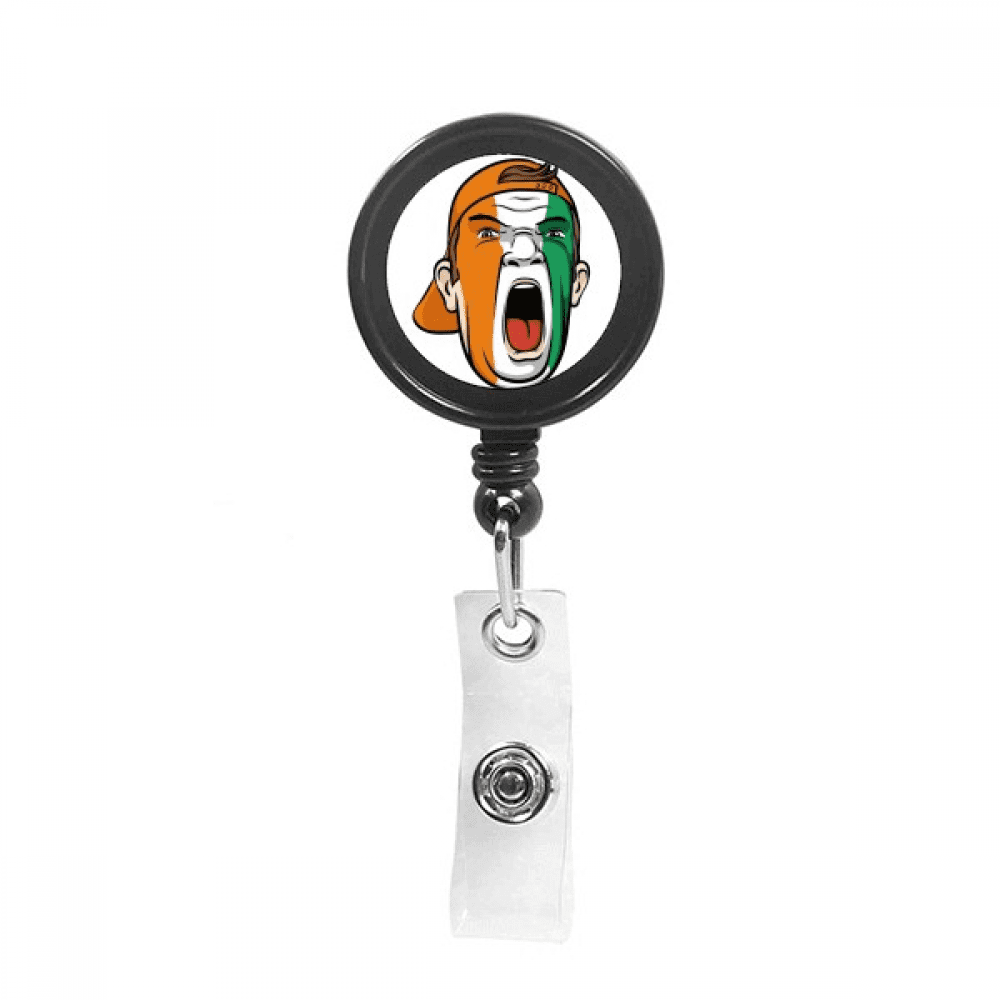 Coate d'Ivoire Facial Makeup Cap Retractable Keychain Badge Holder ID Badge