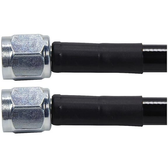 Coated Braided Line 12 in. No.3 Hose - 3 AN Straight - 3 AN Straight Steel