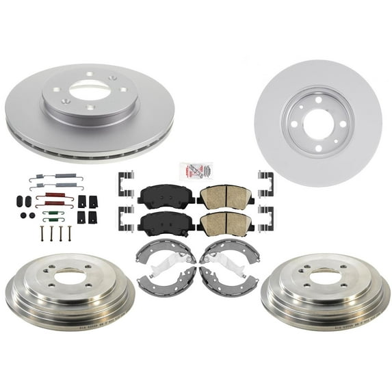 Coated Disc Brake Rotors Drums Brake Shoes Pads for Hyundai Accent SE 2013-2017
