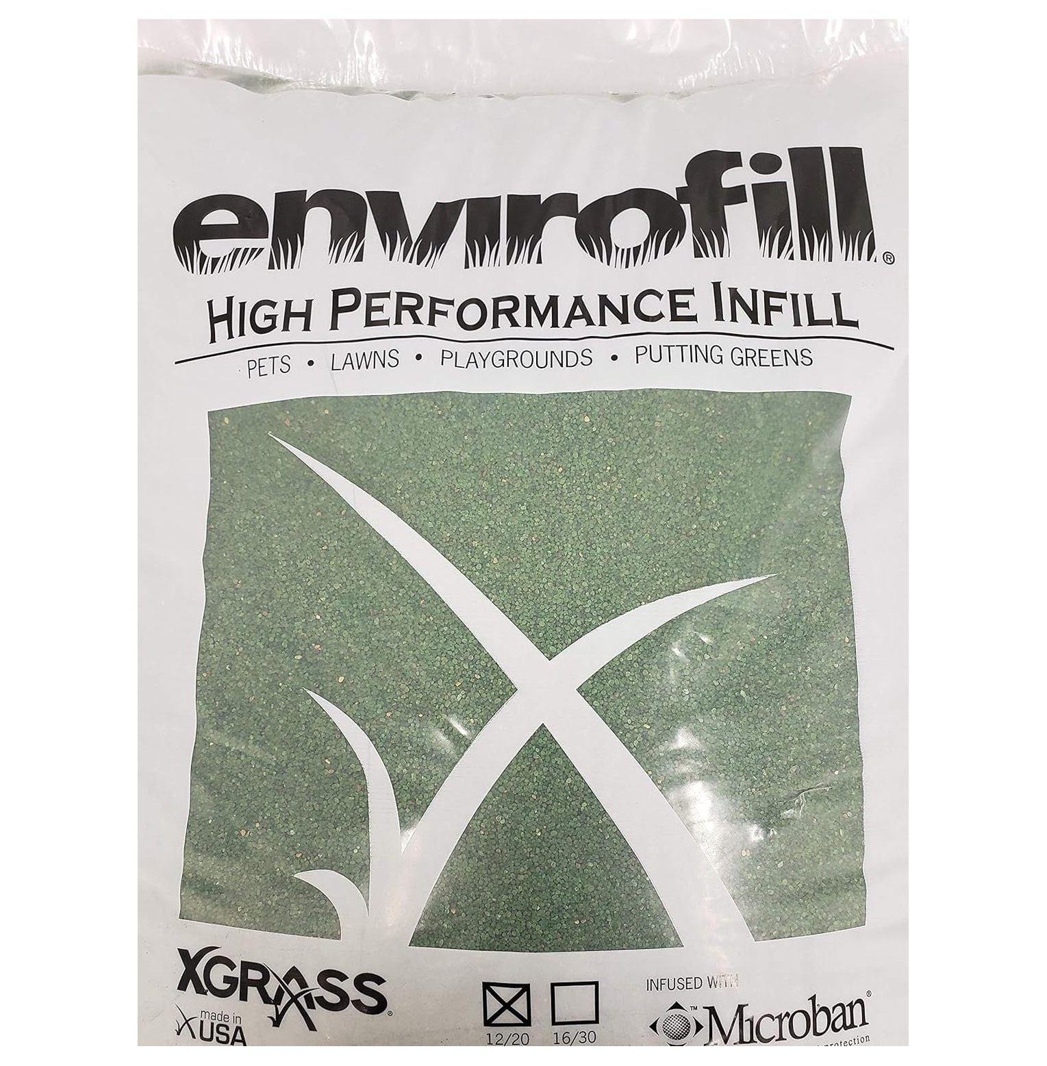 Coated Green Silica Sand Infill for Synthetic Turf 50lbs of 12/20
