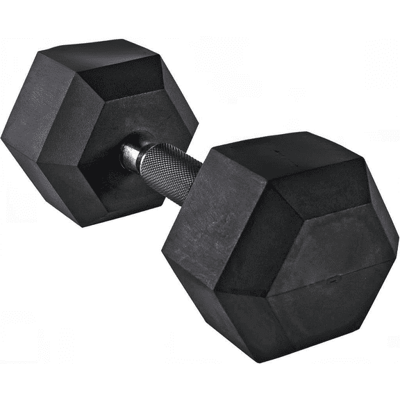 Coated Hex Dumbbell Weight Single 40 lb Comfort Grip