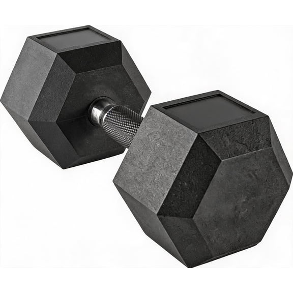 Coated Hex Dumbbell Weight Single 45 lb Comfort Grip