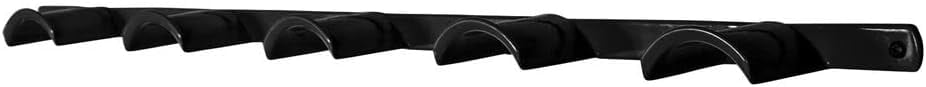 Coated Metal 5 Hook Rounded Tack Rack | Horse Tack Organizer for Barn ...