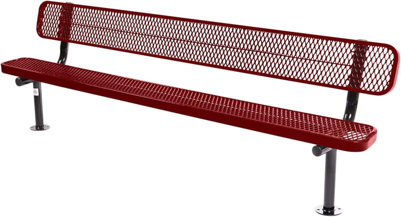 Coated Outdoor Furniture Heavy-Duty Outdoor Bench Thermoplastic Coated ...