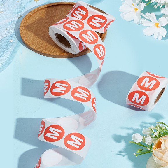 Coated Paper Self-adhesive Stickers Round Size Label Tomato 25mm for making