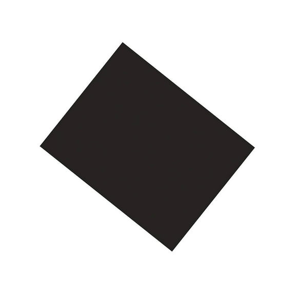 Coated Poster Board, 22" x 28", Black, Pack of 25