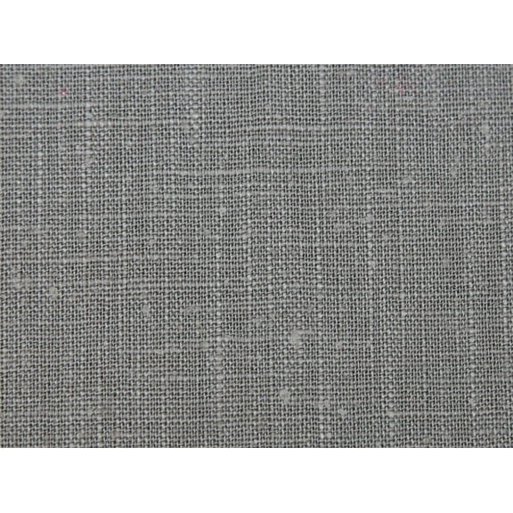Coated Ramie Cotton Slub Dress Fabric Mouse Grey - per yard