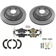 thumbnail image 1 of Coated Vented Disc Brake Rotors and Brake Pads Fits Jeep GRAND CHEROKEE 2011-21, 1 of 10