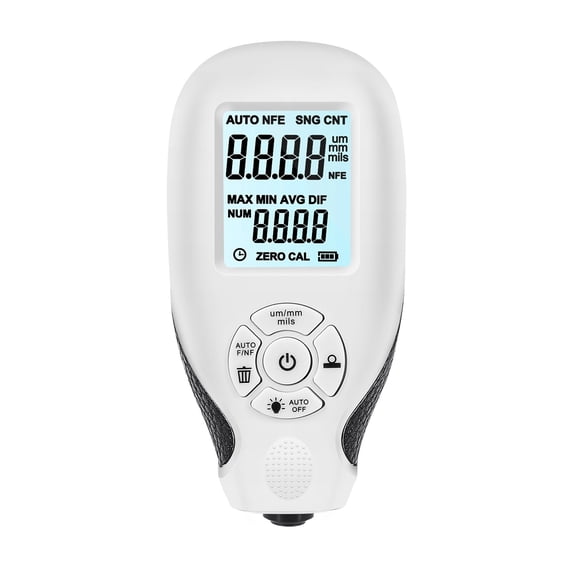 Coating Thickness Gauge Car Paint Film Tester LCD Display For Cars Measuring Tools 0-2000um ,Fast and Reliable