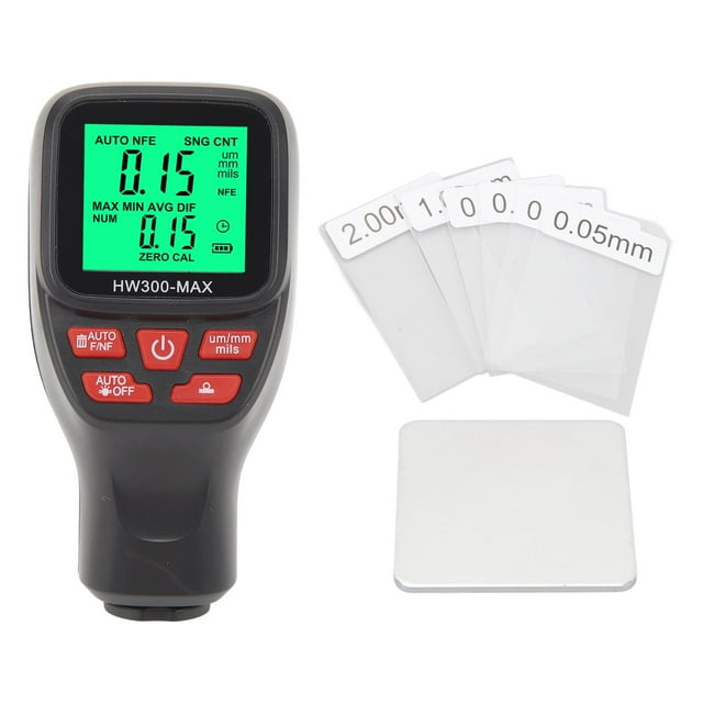 Coating Thickness Gauge High Accuracy Digital Thickness Measuring Tool
