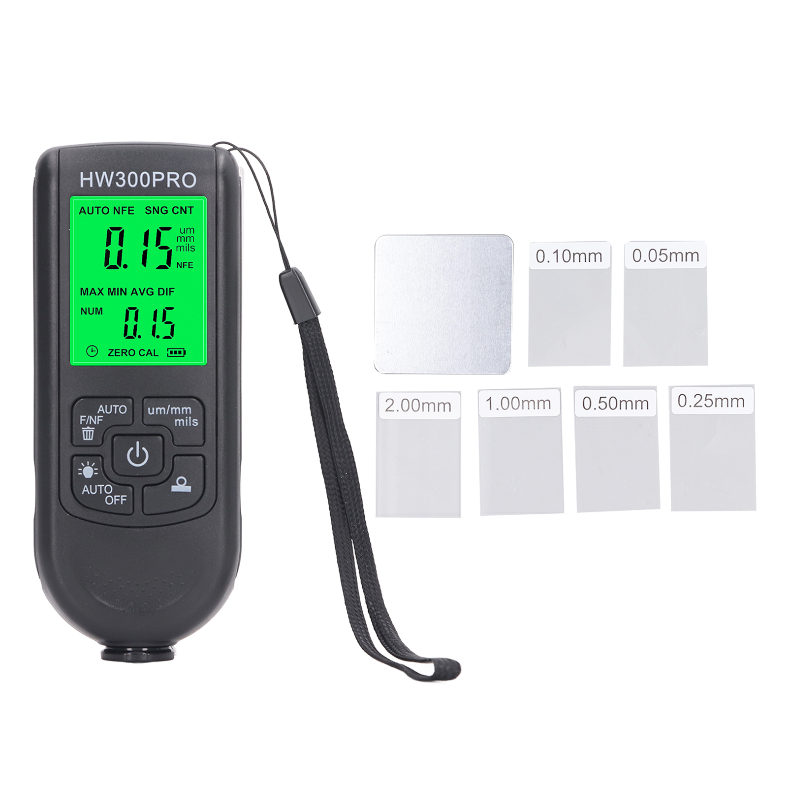 Coating Thickness Gauge High Accuracy Paint Depth Gauge Meter Antislip ...