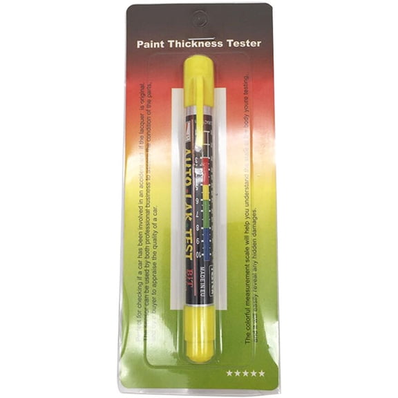 Coating Thickness Gauge Paint Tester Car Body Damage Detector Waterproof Crash Test Check (Coating Tester), Blue