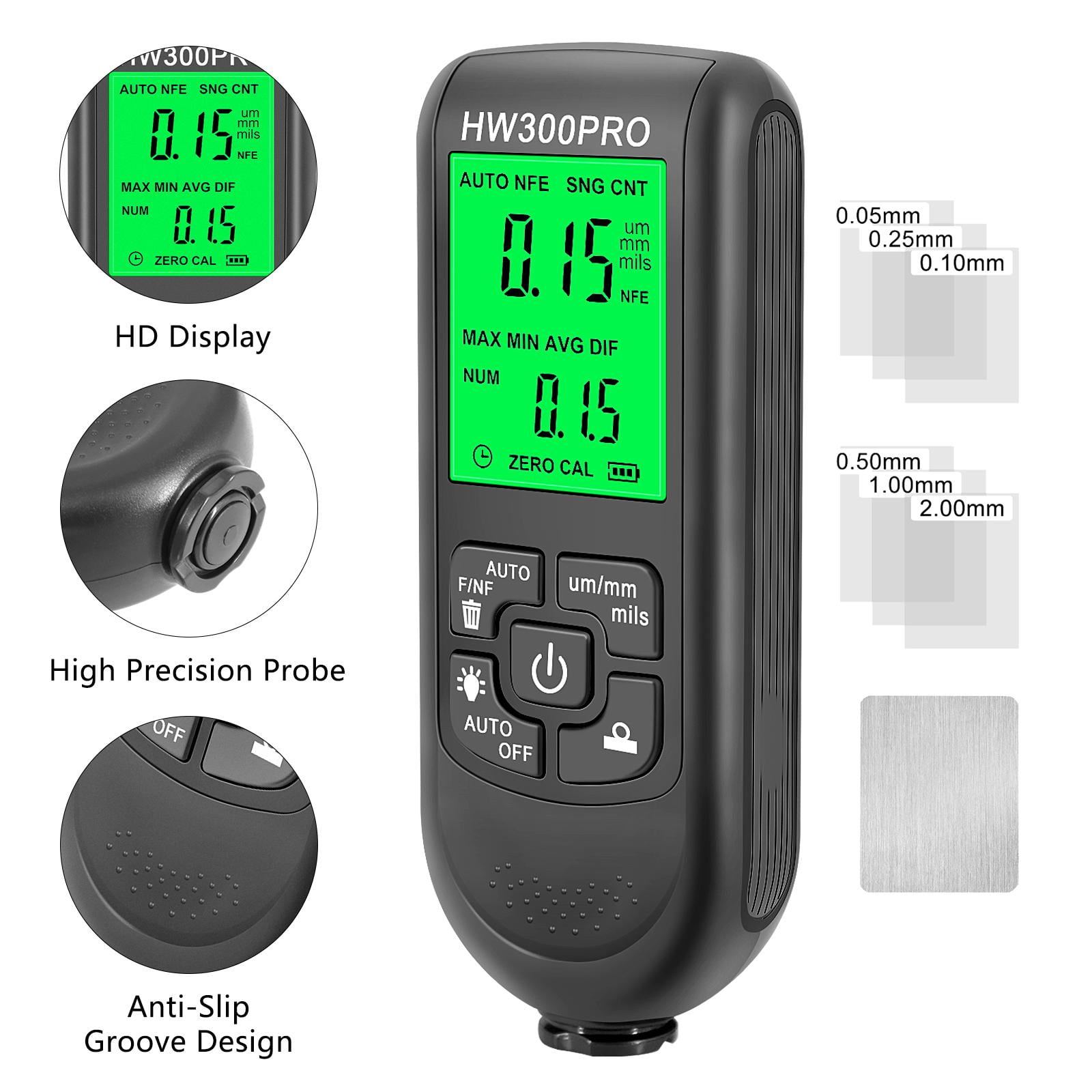 Coating Thickness Gauge Professional Digital Display for Automotive ...