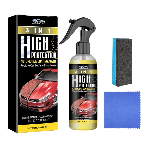 Coating agent three in one to remove oil polishing protection repair scratches car paint clean maintenance coating