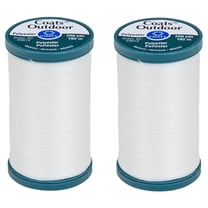 Coats 2-Pack Sewing Thread, 200 Yards, White