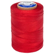 Coats & Clark 100% Cotton Sewing Thread, 1200 yd Size 50, Red