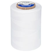 Coats & Clark 100% Cotton Sewing Thread, 1200 yd Size 50, White