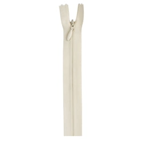 Coats & Clark 22" Polyester All Purpose Natural Sewing Zipper, 1 Each