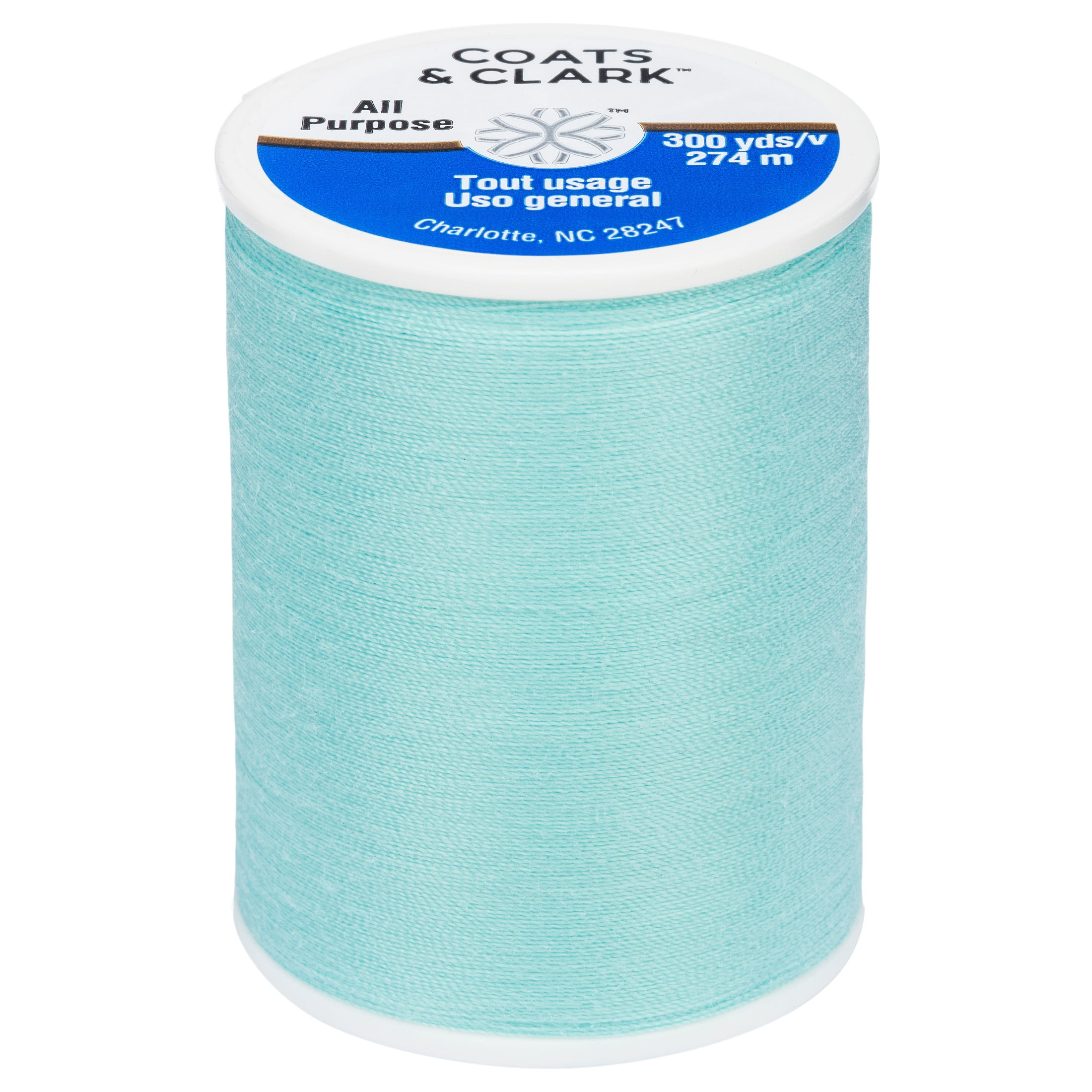 Coats & Clark All Purpose Aqueous Polyester Thread, 300 Yards