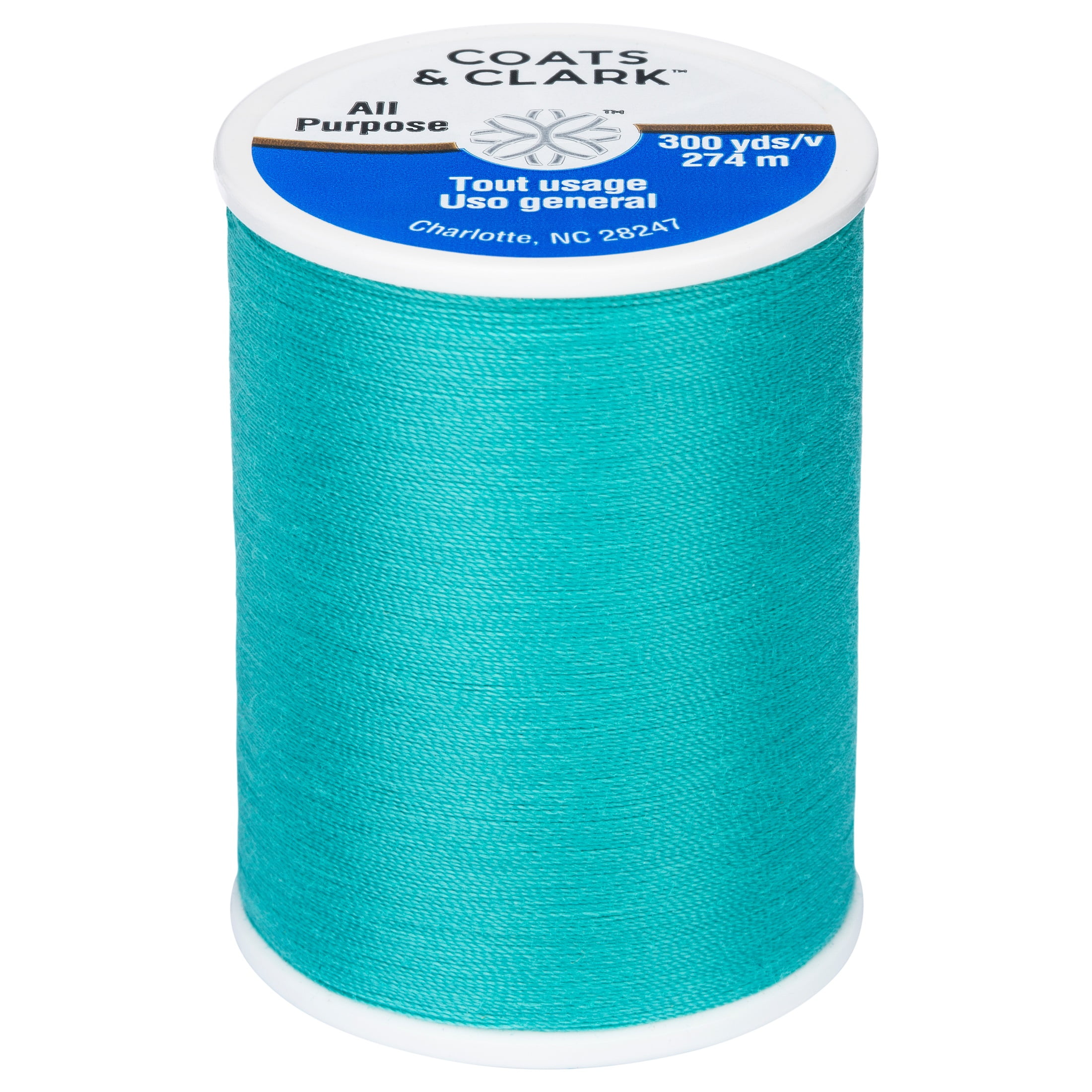 Coats & Clark All Purpose Thread Coats & Clark All Purpose Bahama Polyester Thread, 300 Yards - Walmart.com