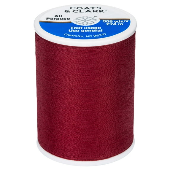 Coats & Clark All Purpose Barberry Red Thread, 300 Yards