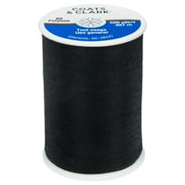 Coats & Clark All Purpose Black Polyester Thread, 500 yards/457 meters
