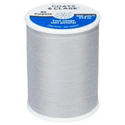 Coats & Clark All Purpose Dark Silver Polyester Thread, 300 Yards