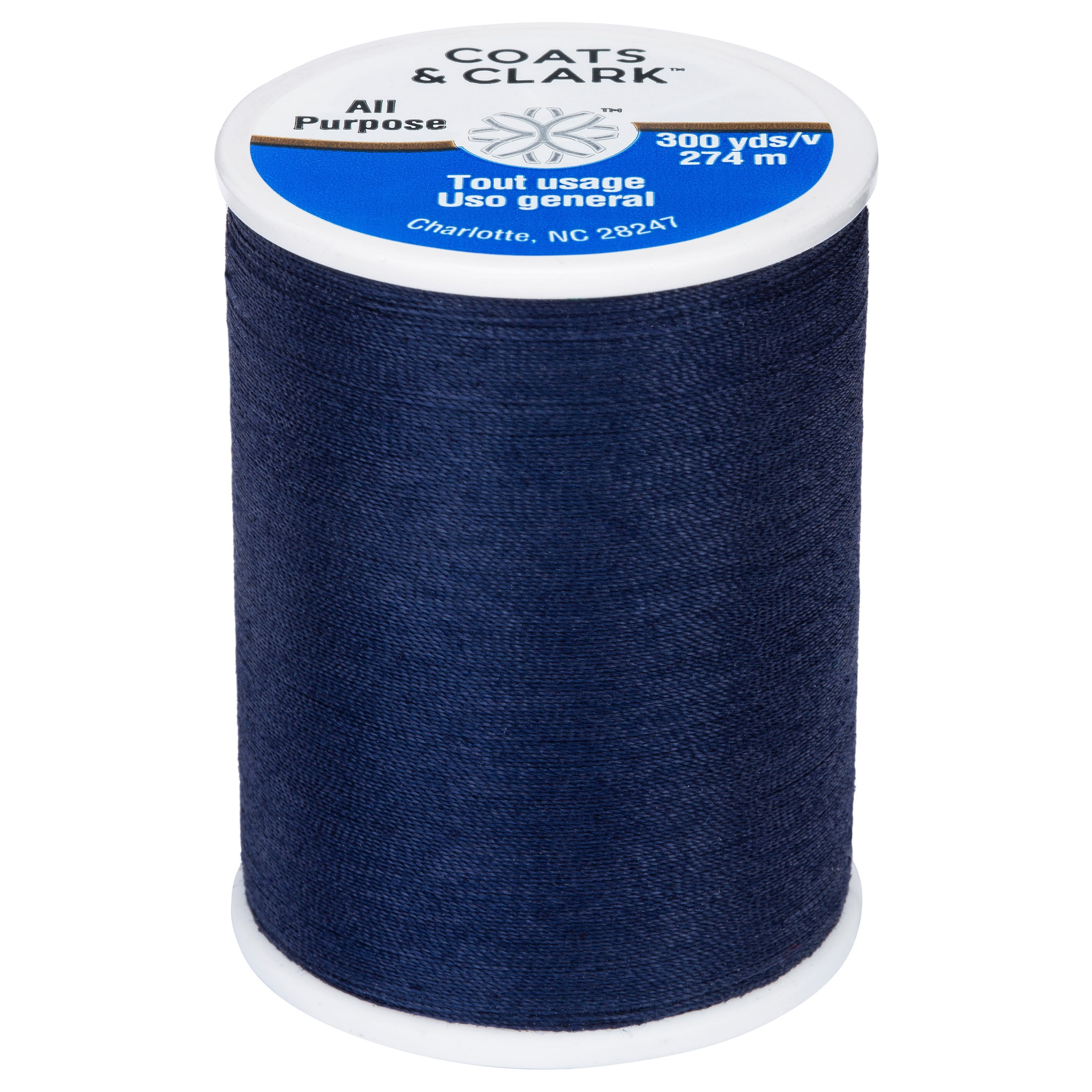 Coats & Clark All Purpose Freedom Blue Polyester Thread, 300 Yards