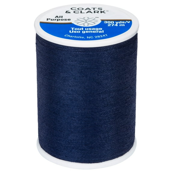 Coats & Clark All Purpose Freedom Blue Polyester Thread, 300 Yards
