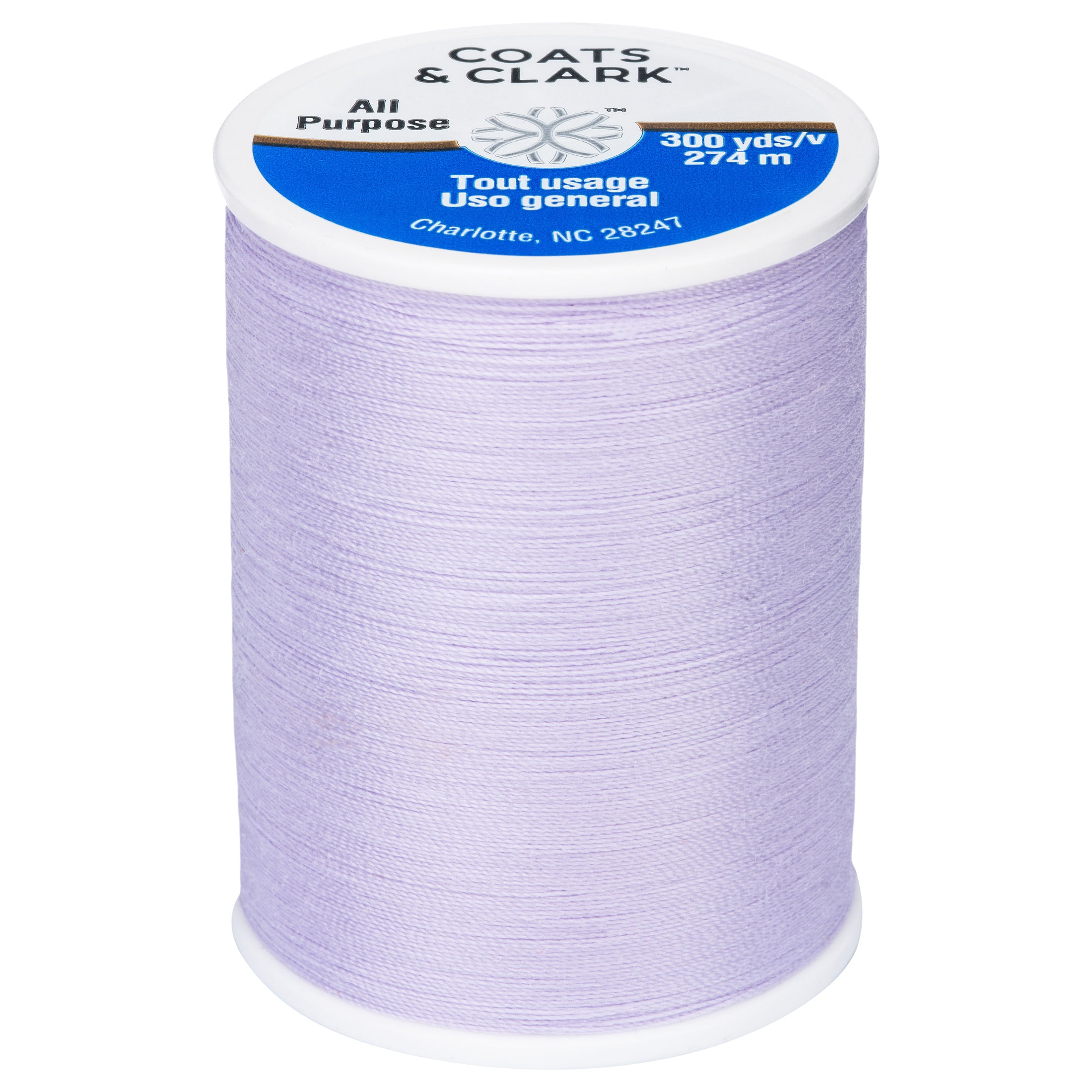 Coats & Clark All Purpose Lavender Bliss Polyester Thread, 300 Yards