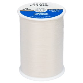 Coats & Clark All Purpose Polyester Thread, Medium Weight, 500 Yards/457 Meters