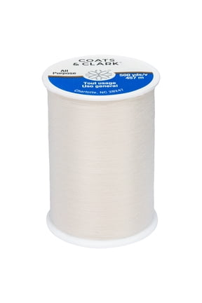 All Purpose Polyester Thread, Medium Weight, 500 Yards/457 Meters