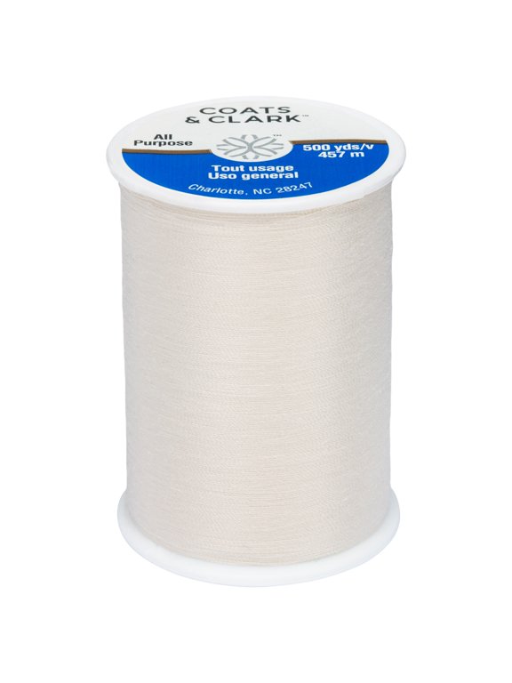 All Purpose Polyester Thread, Medium Weight, 500 Yards/457 Meters