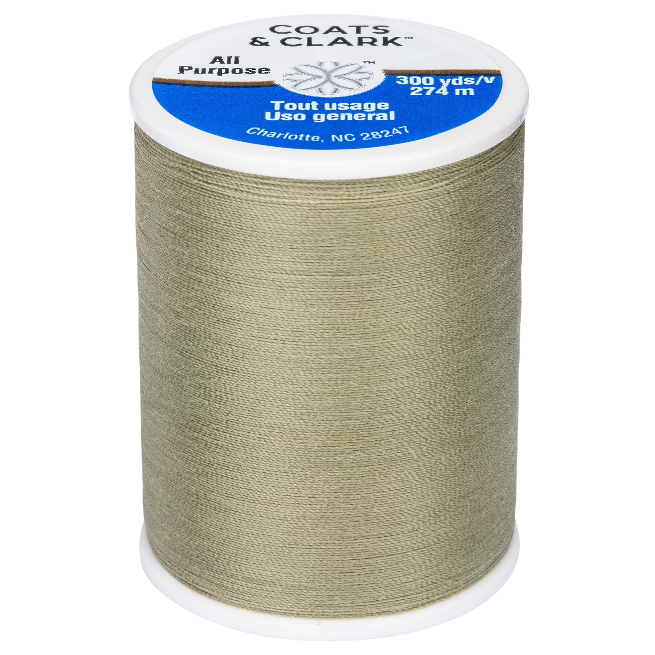 Coats & Clark All Purpose Pebble Polyester Thread, 300 Yards