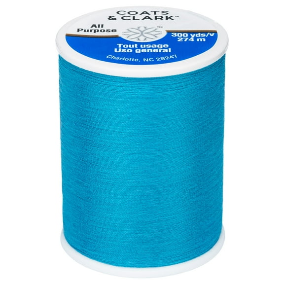 Coats & Clark All Purpose Rocket Blue Polyester Thread, 300 Yards